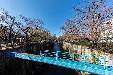 その他　王子新道から見える石神井川