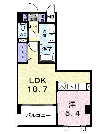セジュール 藤の間取り写真