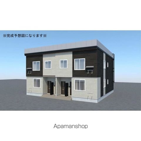 ＪＲ千歳線 北広島駅 徒歩11分 2階建 新築の外観写真