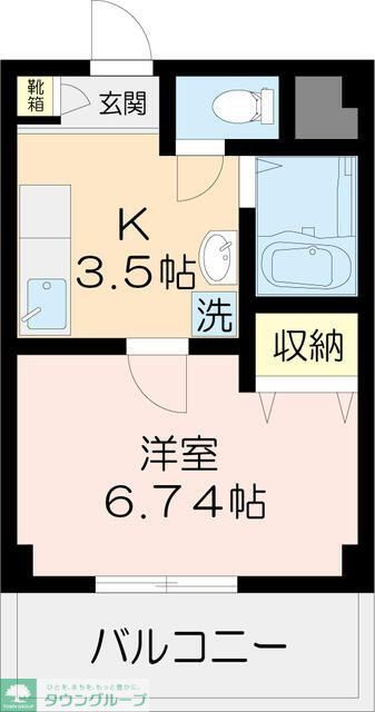 ティーズの間取り写真