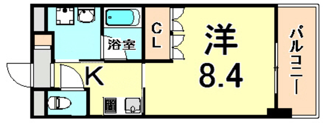 ベルファース尼崎の間取り写真