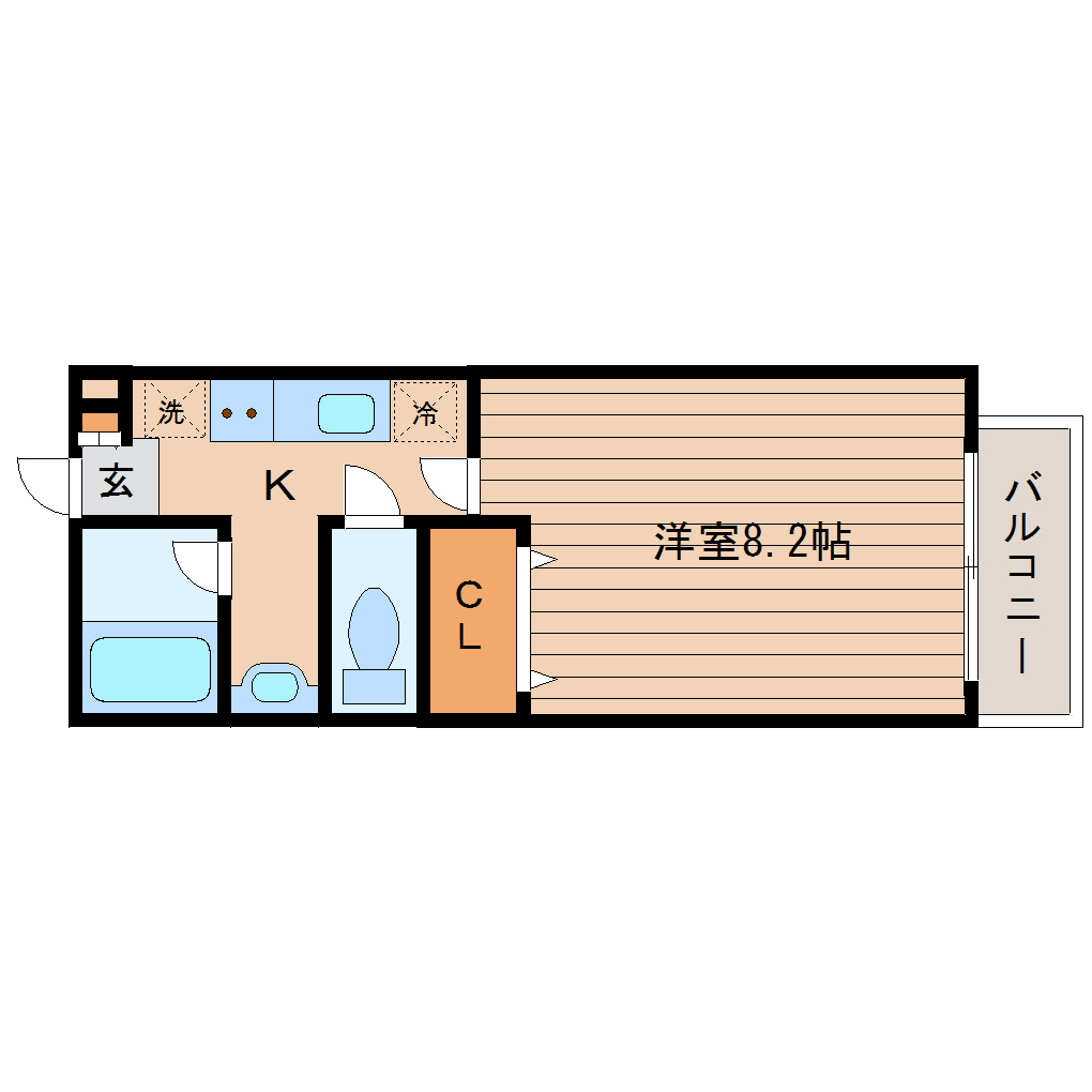 アスコット堤町の間取り写真