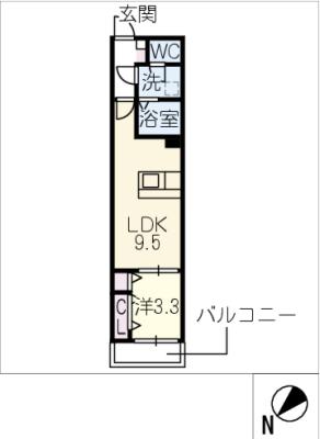 LE COCON 清須IIの間取り写真