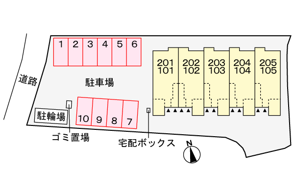 駐車場　☆敷地内に駐車場があります☆