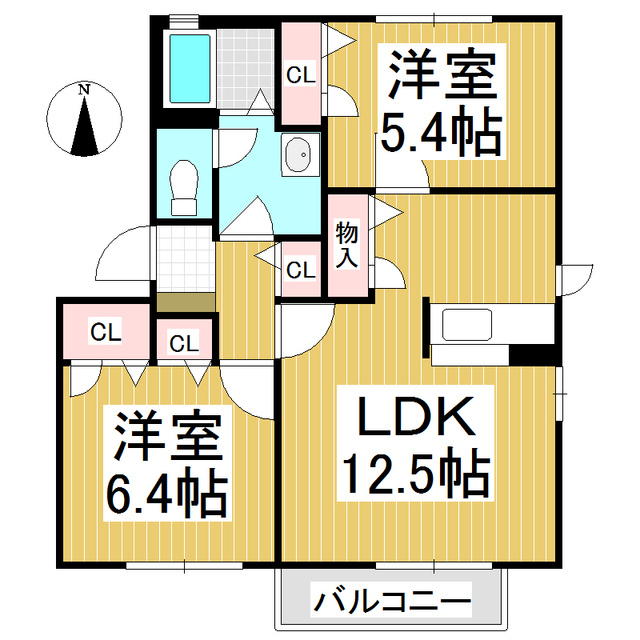 LARGO・歩の間取り写真