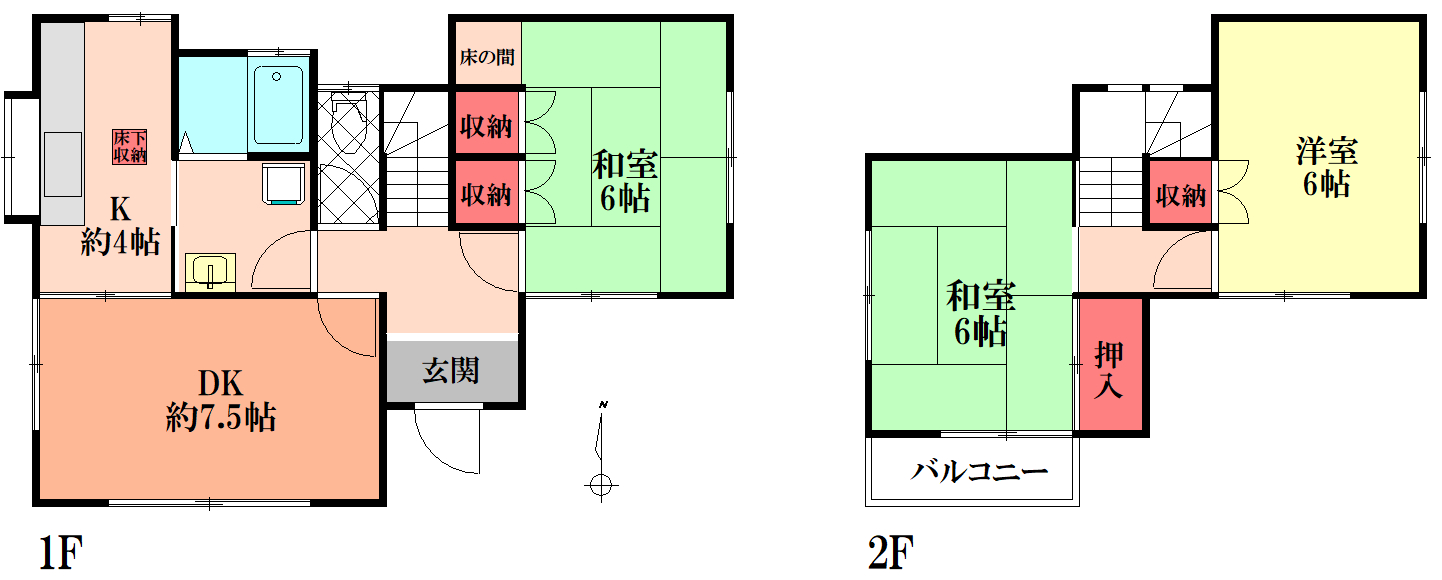 やすらぎのカシェットの間取り写真