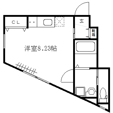 【エスポワール真栄の間取り】