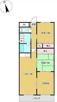 白本マンションの間取り