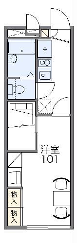 犬山市字西北野のアパートの間取り