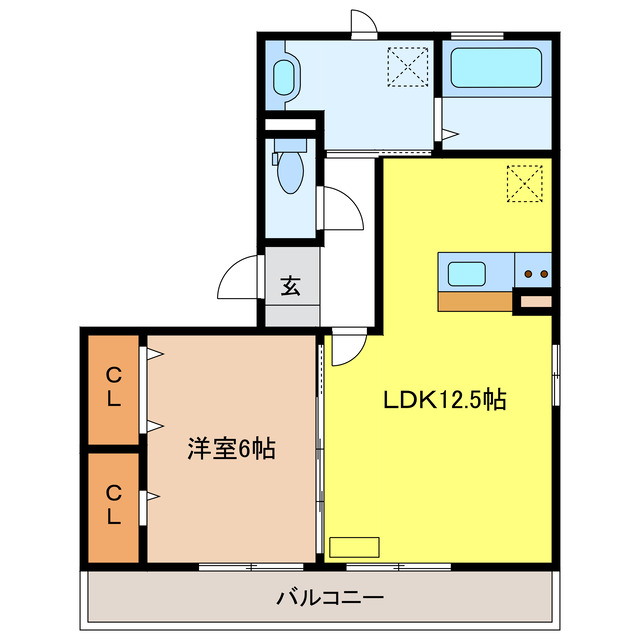 サニーフラットの間取り