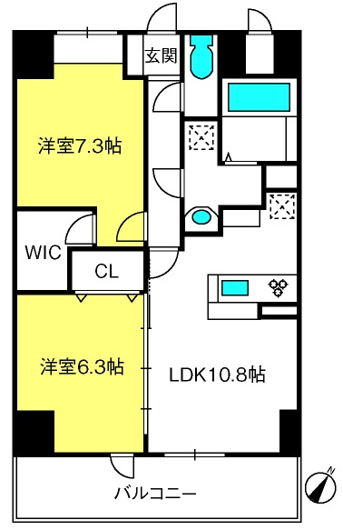 シェルト新都心の間取り