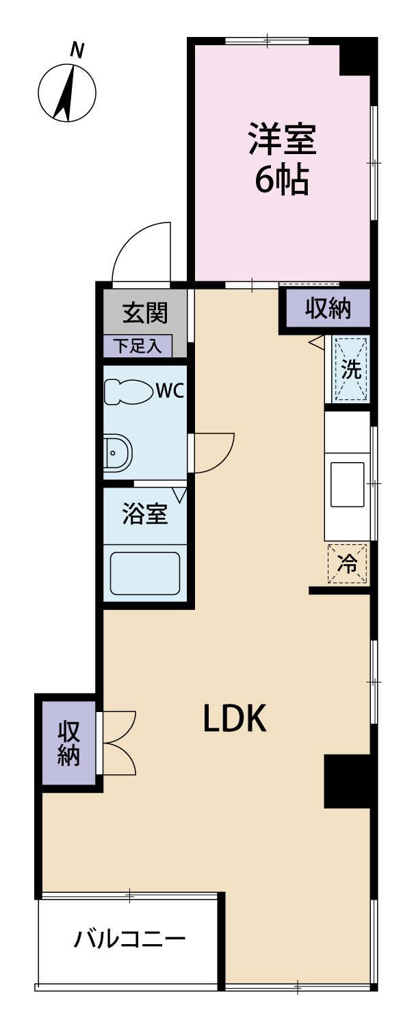 桜新ビルの間取り