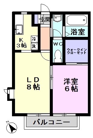 グランシード　Ａ棟の間取り