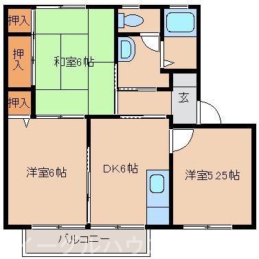 エスペランサ野口の間取り