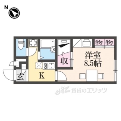 レオパレス大宮の間取り