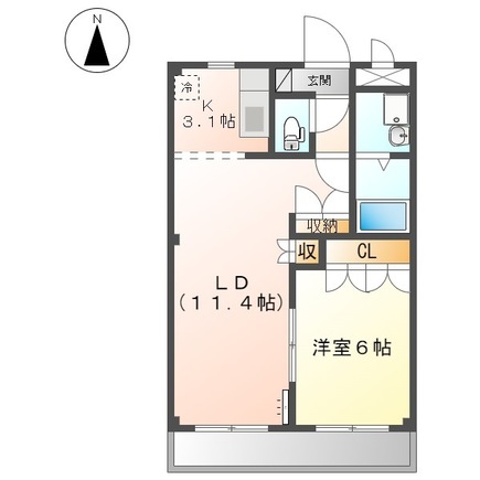 メゾンソレイユの間取り