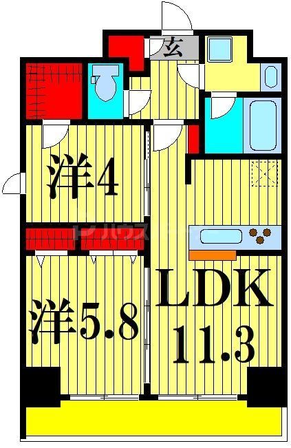 S-RESIDENCE綾瀬rivieの間取り