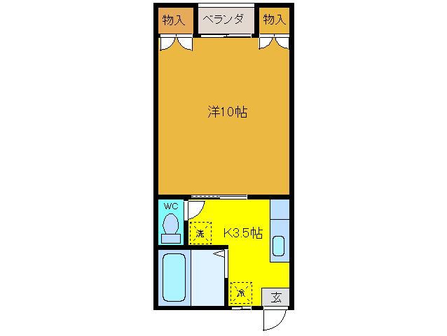 【ピアハウス徳森の間取り】