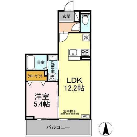 Ｄ－ｒｏｏｍ太日通の間取り