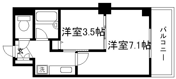 デリード金閣寺道の間取り