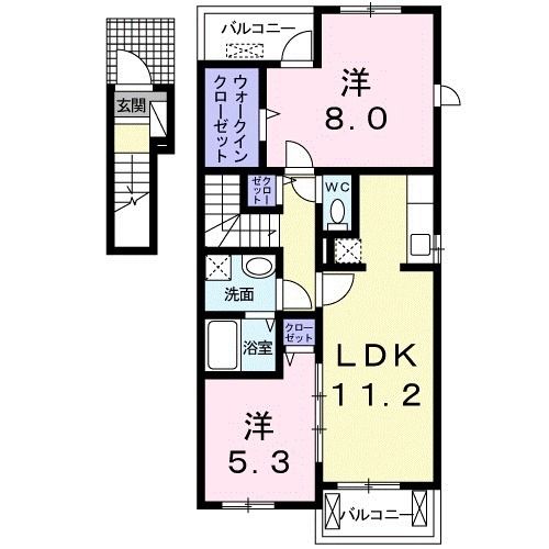 ボヌール　IIの間取り