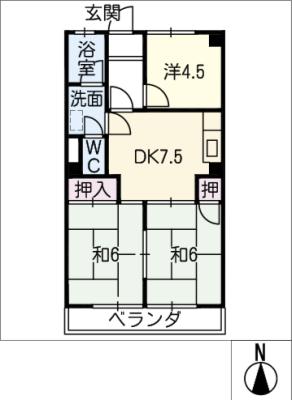 グリーンハイツ長谷川の間取り