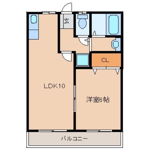 グリーンパレスUSA参番館の間取り