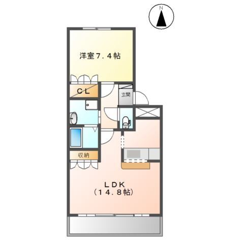 パーシモン（Ｐｅｒｓｉｍｍｏｎ）の間取り