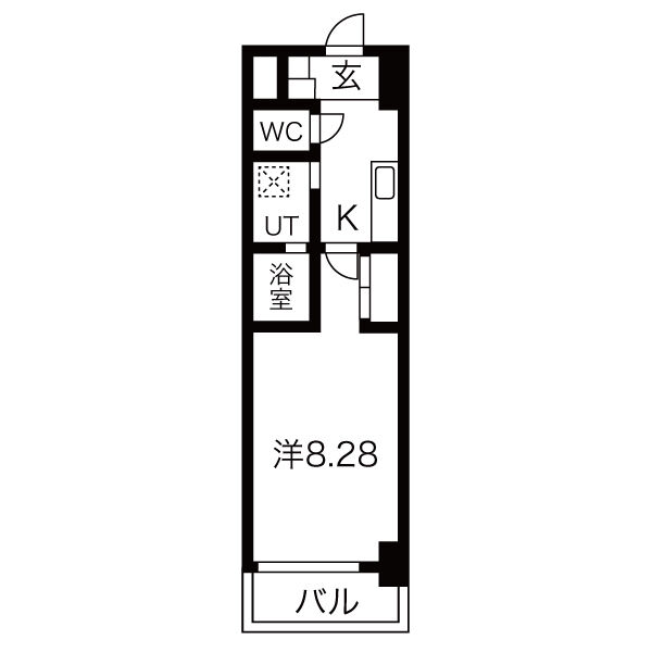 ファーストコート五条新町の間取り