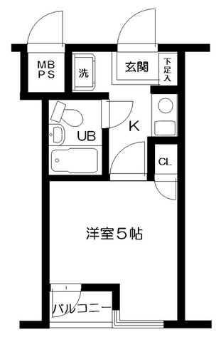 日神パレステージ阪東橋の間取り