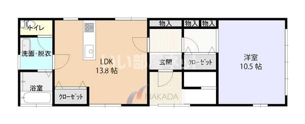 コンチネンタル豊川の間取り