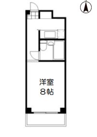 倉敷市昭和のマンションの間取り