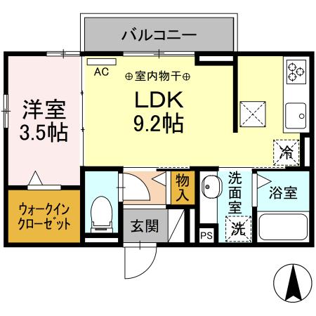 アビテ那加門前町の間取り