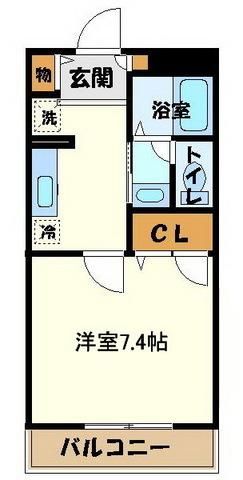 立川市柏町のマンションの間取り