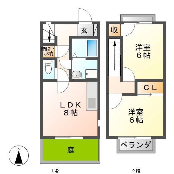 サテライトの間取り