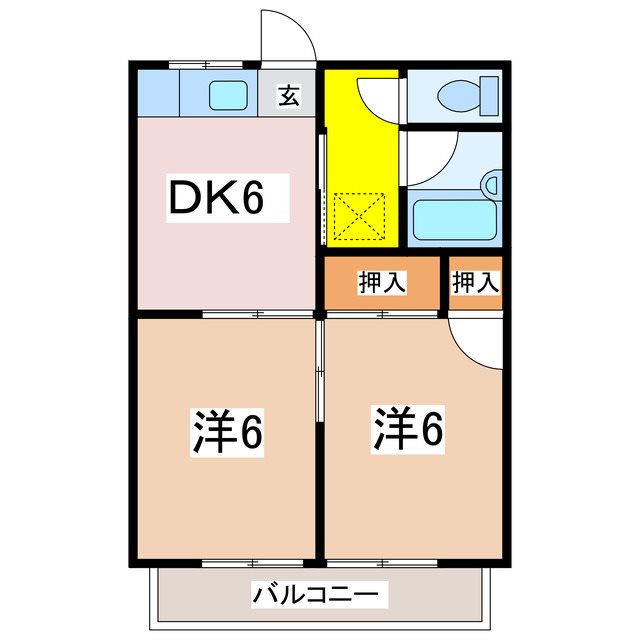 コーポヤマダの間取り