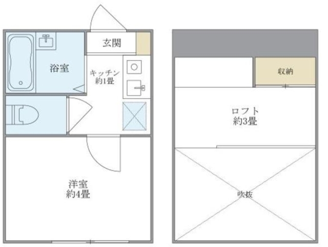 八景舎高円寺南Aの間取り