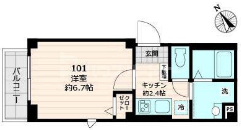 葛飾区青戸のマンションの間取り