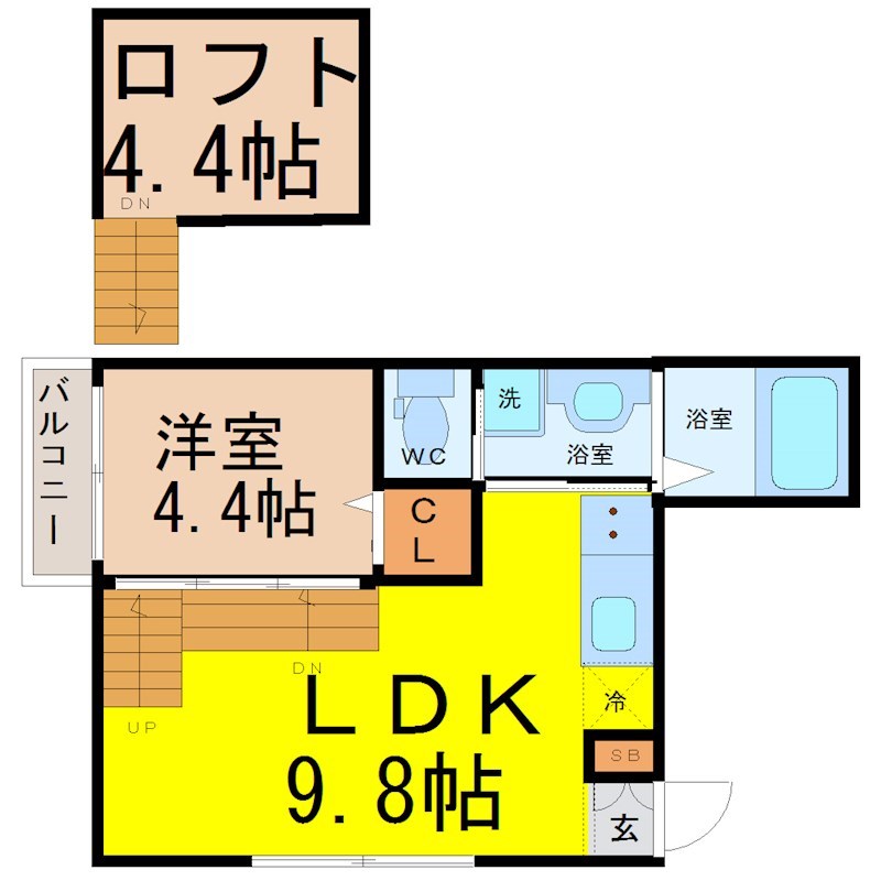 サンシエ浄心の間取り