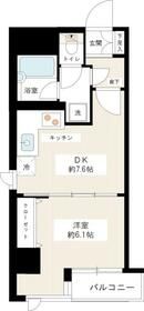 新宿区新宿のマンションの間取り