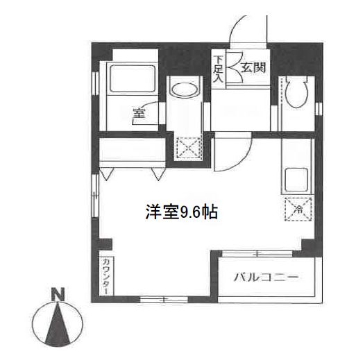 シャルル鵠沼の間取り