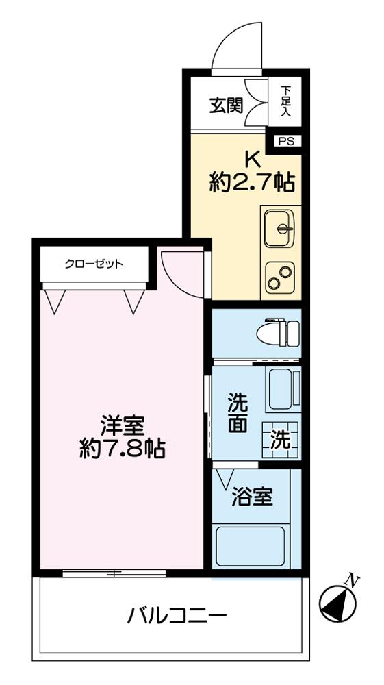 ハイスクエア元町の間取り