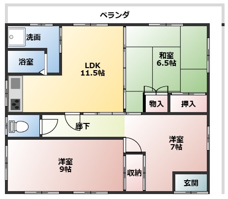 アイチハウスの間取り