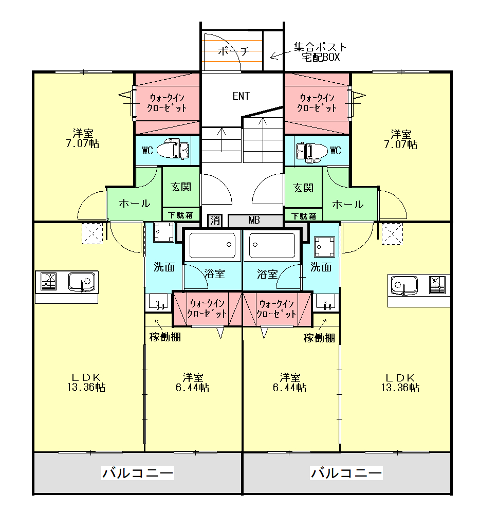 フィオーレの間取り