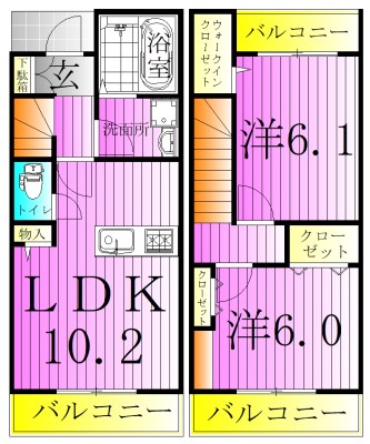 オリーブの間取り