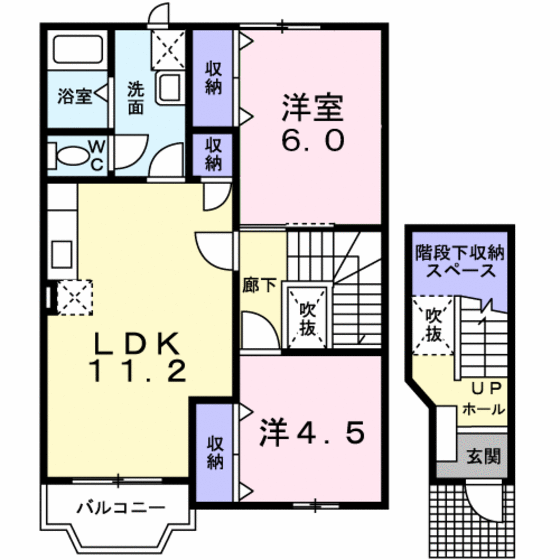 メゾン大安IIIの間取り