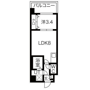 Mv.imp大阪放出の間取り