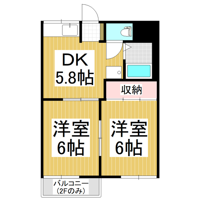 メゾンエクシードの間取り