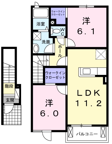 【ファミール　ラセムIの間取り】