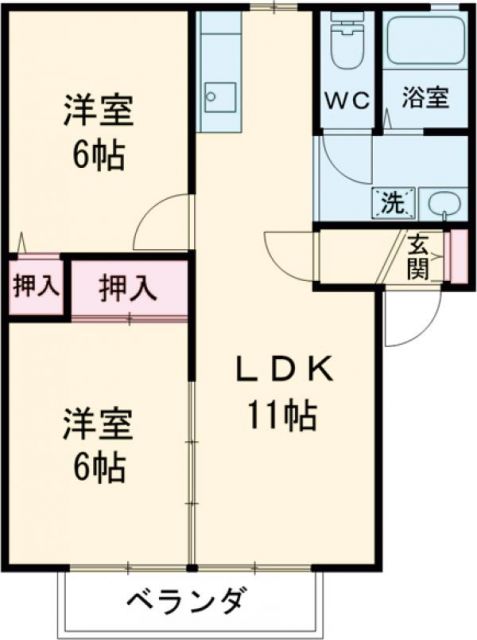 ヒルトップ利平治Ｃの間取り